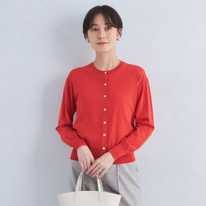 ドラキー クルーネック ニット カーディガン