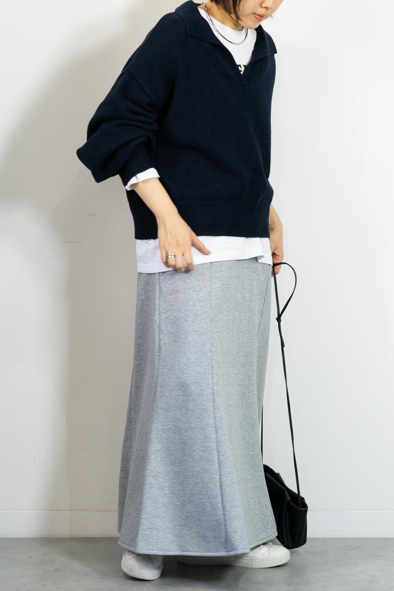 裏起毛マーメイドカットスカート