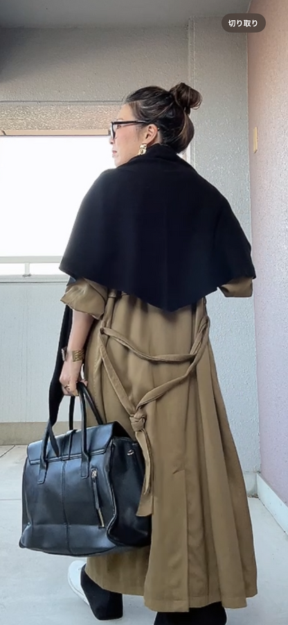 三角マフラーショール