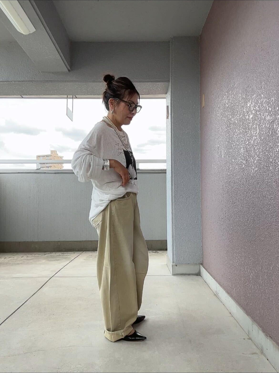 ピグメントワイドバレルデニム