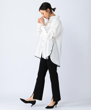 スリットパンツ