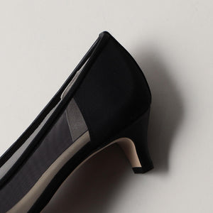 トゥキャップNチュール パンプス45↓