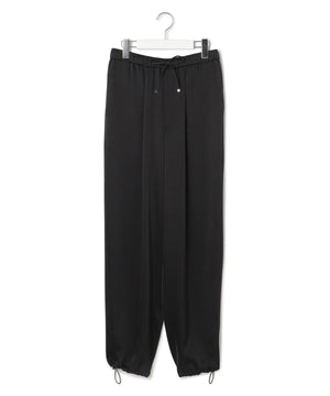 ドレープサテン 2WAY ドロスト パンツ