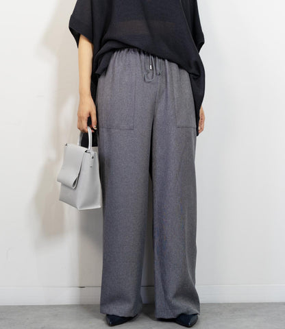 ツイードライクイージーパンツ