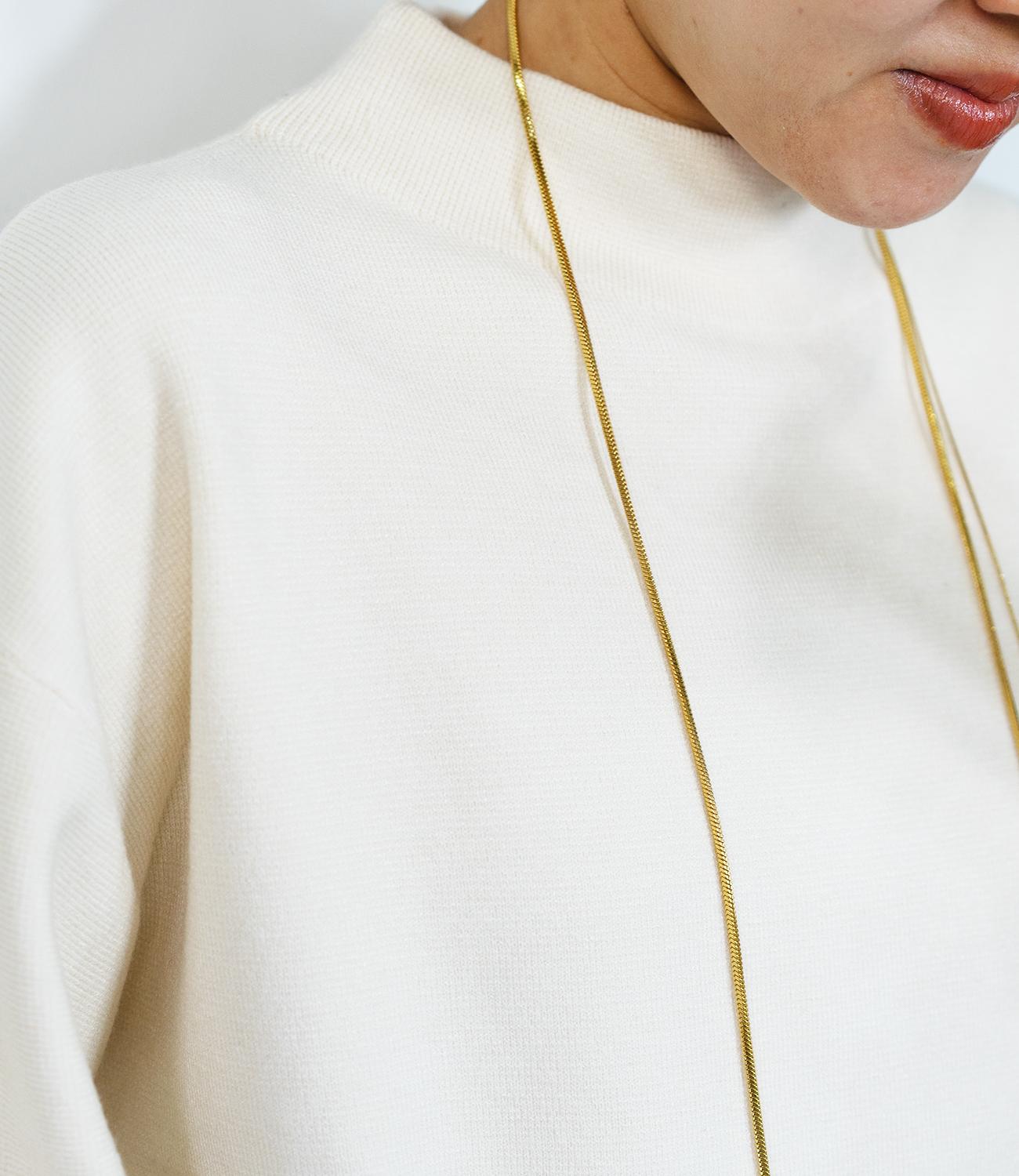 袖パールふわり袖ニット