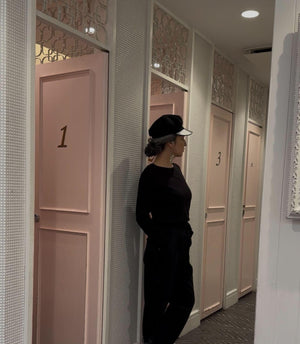 ボートネックシアーロンT