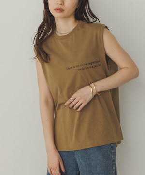 コンパクトロゴタンクトップ