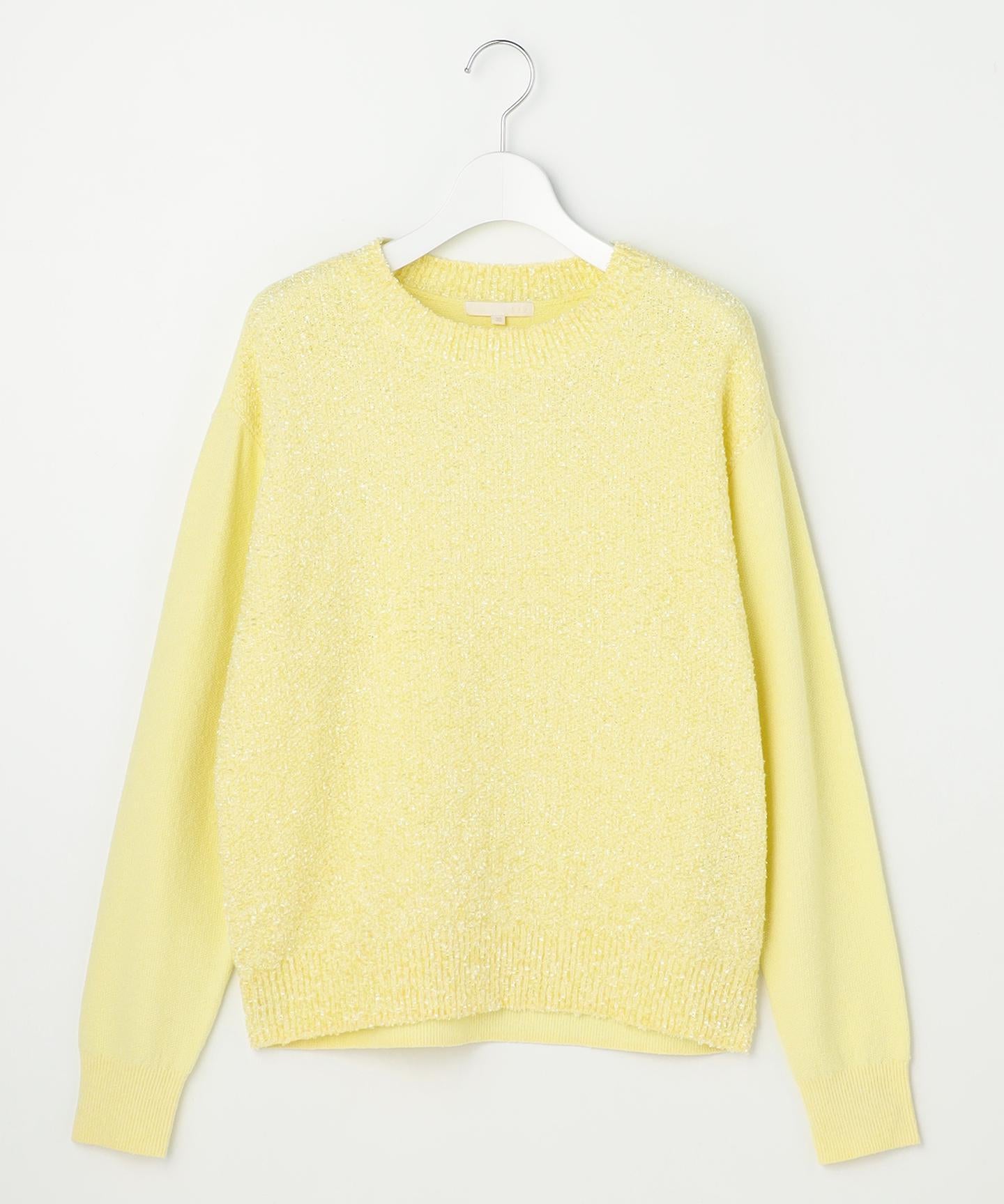 ブークレミックスツイード ニット