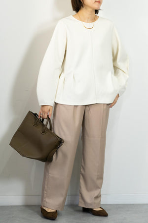 ウエストカーブカットソーブラウス