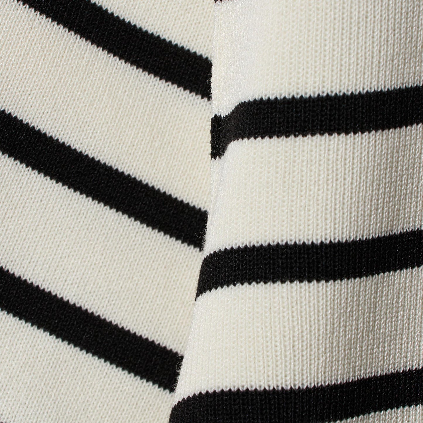 襟付き 5分袖 プルオーバー ニット