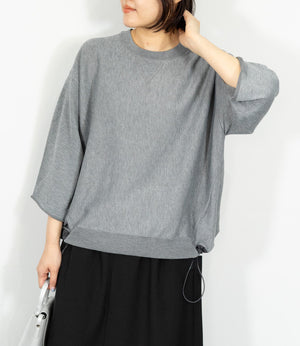スウェットライクニットTシャツ