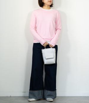 ソフトタッチクルーネックニット