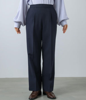 ストレッチストレートテーパードパンツ