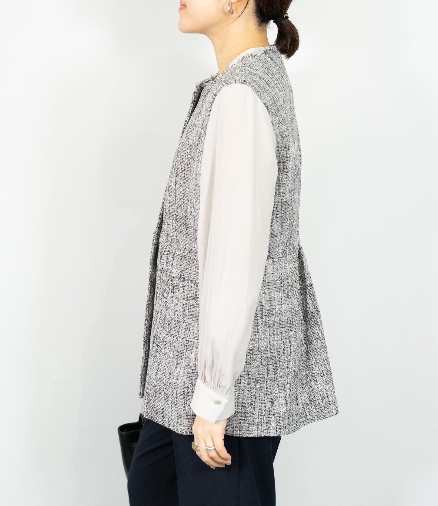 ファンシーメランジベスト