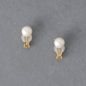 8MM イミテーションパール イヤリング