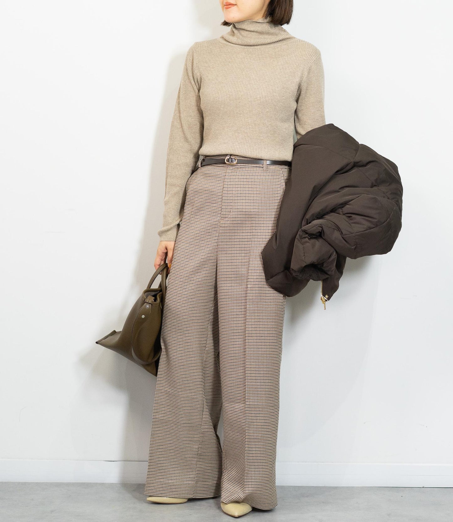 ラメタートルスリムニット