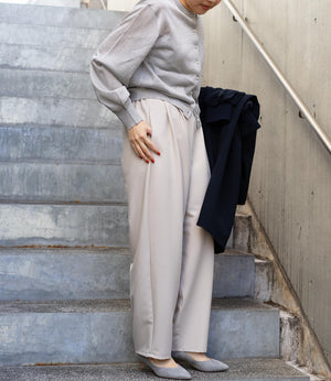 ツータックカーブパンツ