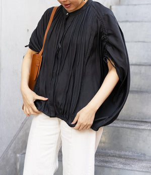 ギャザーモーフドルマンブラウス