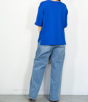 ハーフスリーブニット