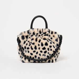 フェイクファー2WAY トートバッグ / ショルダーバッグ