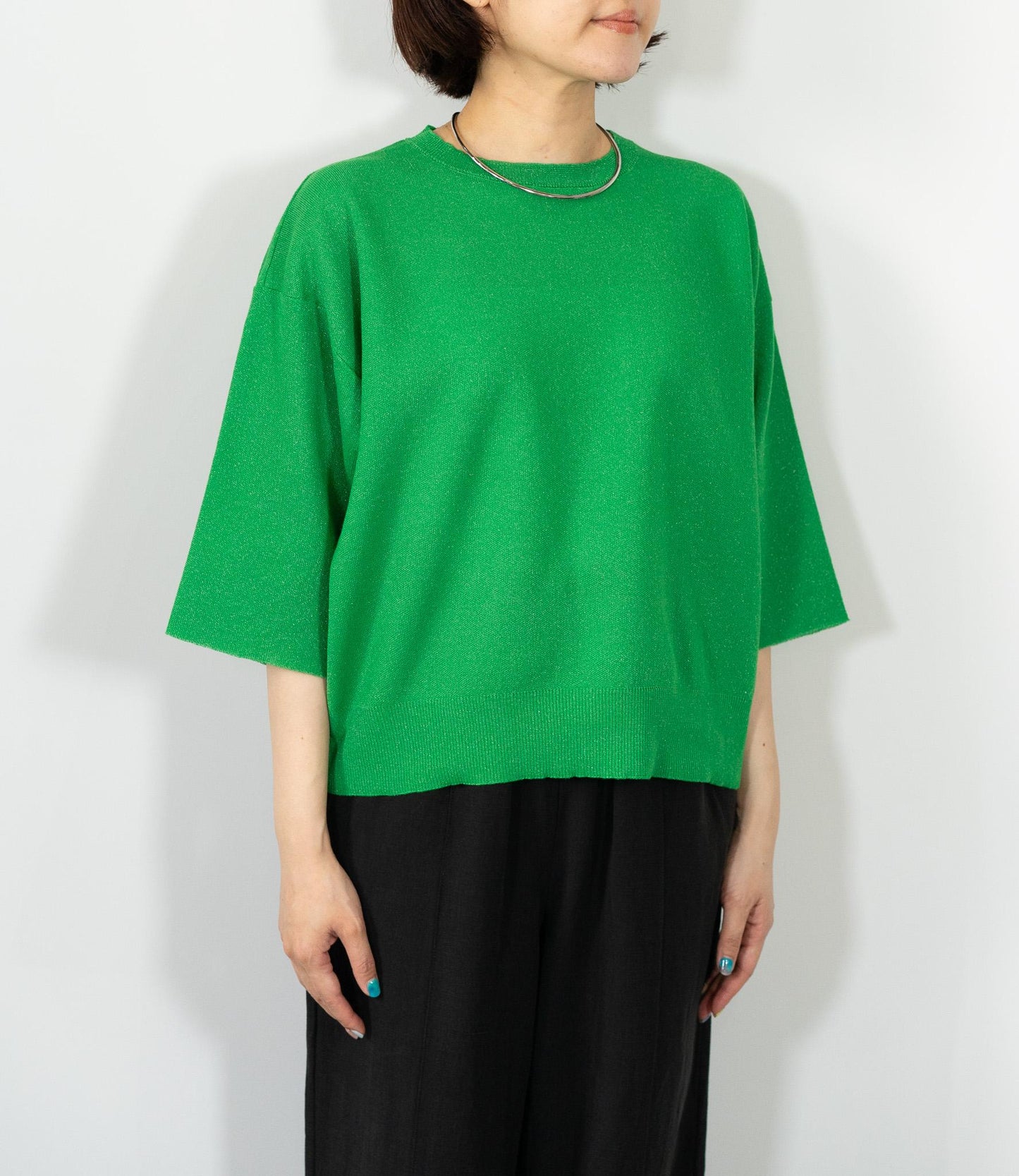ラメニットTシャツ