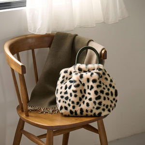 フェイクファー2WAY トートバッグ / ショルダーバッグ