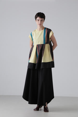 ペインティングストライププリントブラウス