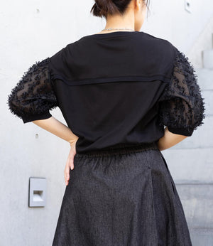 シアーフリンジドッキングカットソー