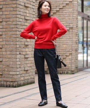 【WEB限定】大人フィットな脚長スリムストレート