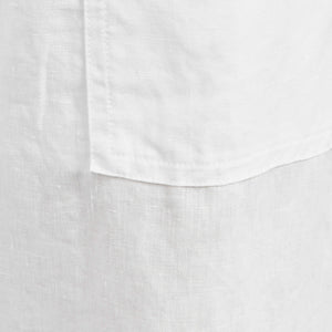 リネン パッチポケット イージーパンツ WHITE/YELLOW