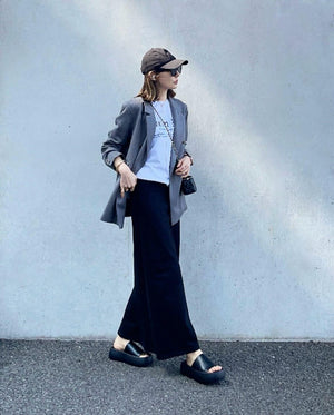 ミラーロングスカート