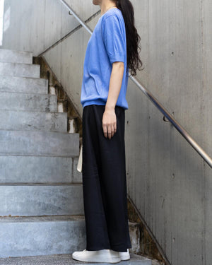 微光沢サテンナロースカート