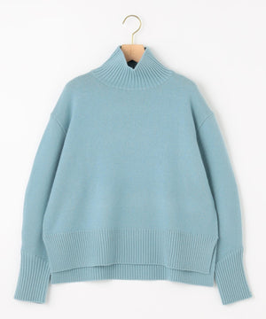 ウールカシミヤミックス ロールネック ニット