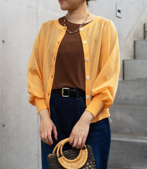 2wayドルマンシアーニットカーディガン