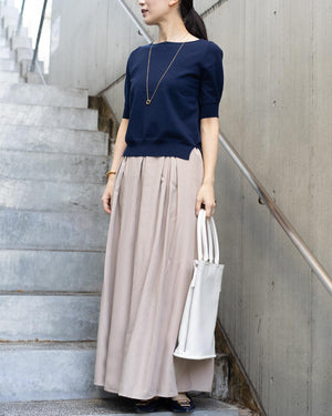 ボックスタックフレアスカート