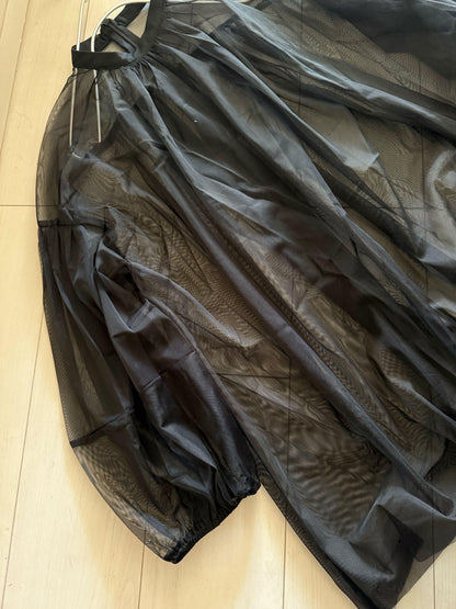 チュールブラウスキャミソールセット