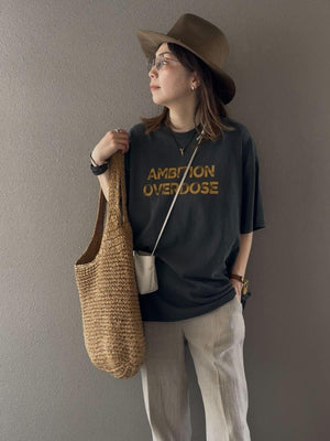 AMBITIONロゴヴィンテージライクT