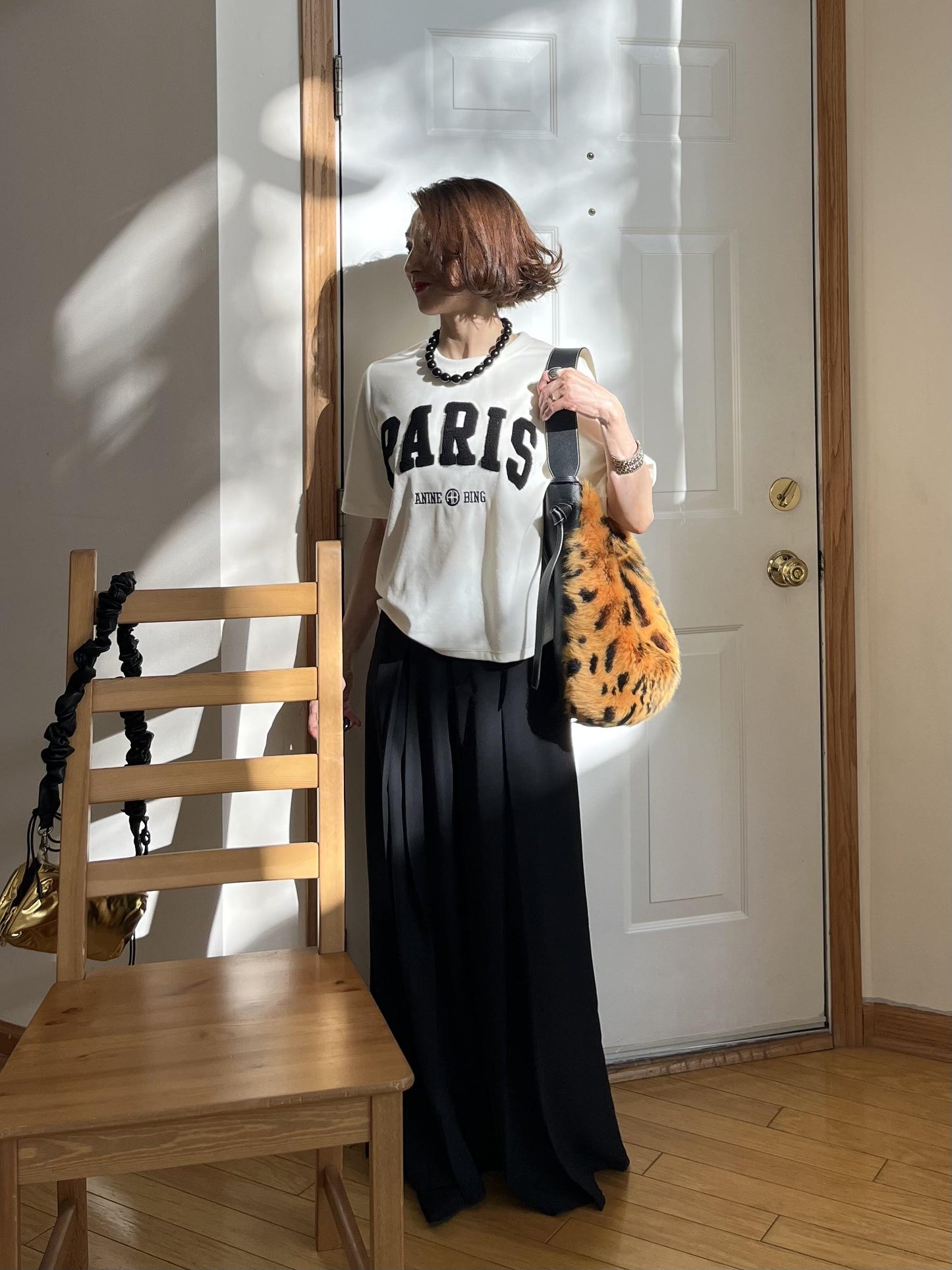 PARISパイルベロアTシャツ