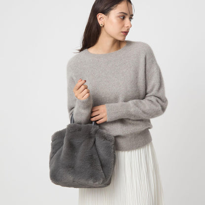 フェイクファー2WAY トートバッグ / ショルダーバッグ