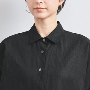 リネン ドルマン シャツ