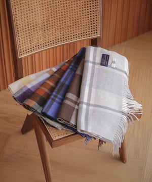 カシミヤチェック マフラー