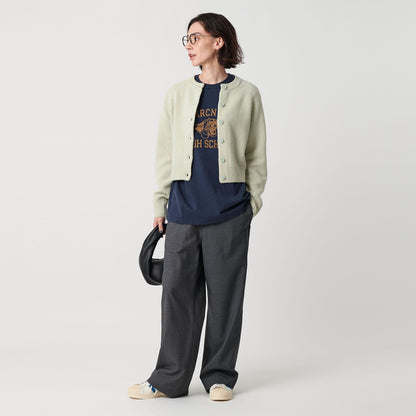 ウールニット ショートカーディガン