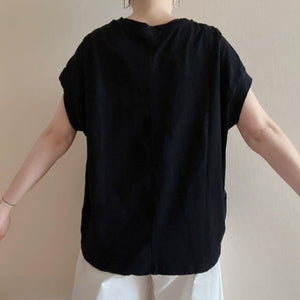 キャップスリーブボックスTシャツ