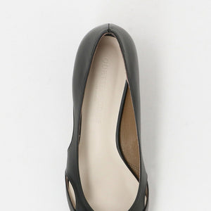 オープンアーチリボン パンプス35↑