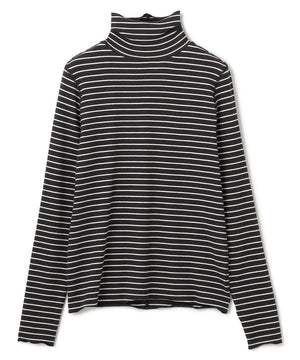 コットンカシミヤ タートルネックカットソー