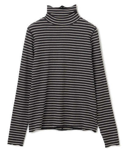 コットンカシミヤ タートルネックカットソー