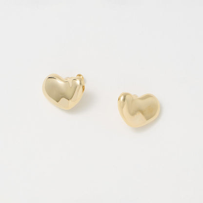 デフォームドハート イヤリング