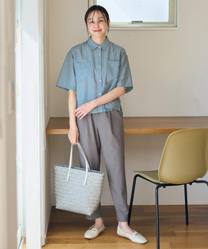 シアーテックリネンシャツ