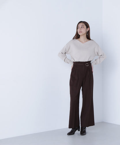 ダブルベルトワイドパンツII