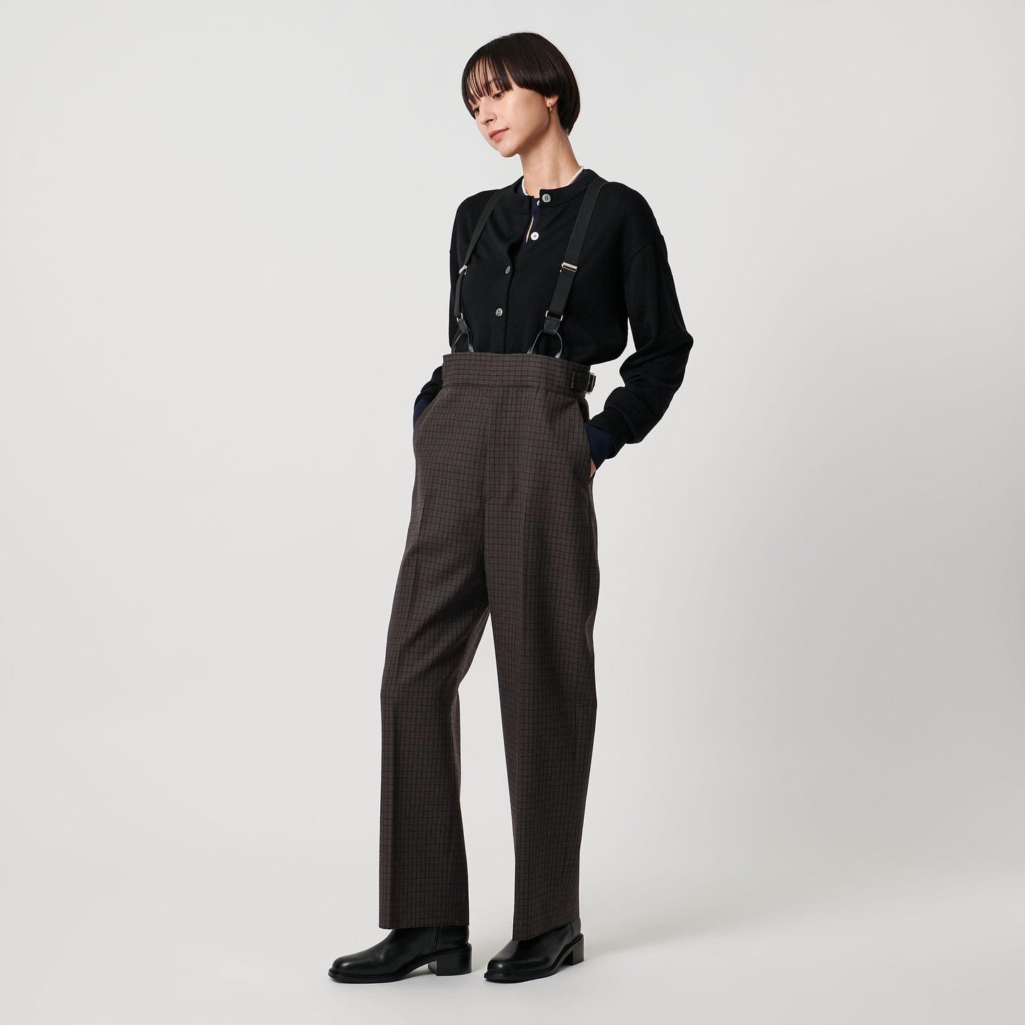 ガンクラブ チェック パンツ